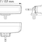 Hella Universal Black Magic 6 L.E.D. Mini Light Bar - Flood Beam