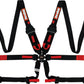 RaceQuip Black FIA CAMLOCK 6pt 2in Pull Down Lap FHR