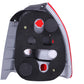ANZO 1996-2000 Honda Civic Taillights Red/Clear