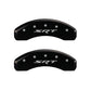 MGP 4 Caliper Covers Engraved Front & Rear SRT Black finish silver ch