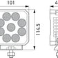 Hella ValueFit LED Work Light TS3000 LED MV CR LT