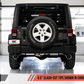 AWE Tuning 07-18 Jeep Wrangler JK/JKU 3.6L Tread Edition Axle-Back Dual Exhaust - Chrome Silver Tips