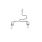 MagnaFlow 00-05 Chevy Impala/Monte Carlo V6 3.4L/3.8L Dual Rear Exit Stainless Cat-Back Perf Exhaust