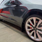 Rally Armor 17-22 Tesla Model 3 Black UR Mud Flap w/ White Logo