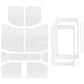 DEI 18-23 Jeep Wrangler JL 4-Door Boom Mat Complete Headliner Kit - 13 Piece - White