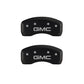MGP 4 Caliper Covers Engraved Front & Rear GMC Red finish silver ch