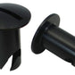 Moroso Quick Fastener - Oval Head - 5/16in x .500in - Steel - Black - 10 Pack