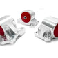 Innovative 92-95 Civic B/D Series Silver Aluminum Mounts 95A Bushings (2 Bolt)