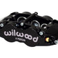 Wilwood Caliper-Narrow Superlite 6R-RH - Black 1.62/1.12/1.12in Pistons 1.25in Disc