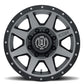 ICON Rebound HD 18x9 8x180 12mm Offset 5.5in BS 124.2mm Bore Titanium Wheel