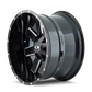 ION Type 141 20x9 / 8x180 BP / 0mm Offset / 124.1mm Hub Gloss Black Milled Wheel