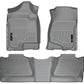 Husky Liners 07-12 Chevy Silverado/GMC Sierra Crew Cab WeatherBeater Combo Gray Floor Liners