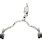 Corsa 21-22 Tahoe / GMC Yukon 4DR 6.2L 4WD Dual Rear 3in - 2.75in Sport Cat-Back DW 4in BLK Tips