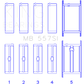 King Small Block Chevy (Size STDX) Silicon Aluminum Bi-Metal Main Bearing Set