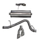 Corsa Cat Back Exhaust, Sport, 3in, Single Side Twin Polished 4in Tips, 2015 Chevy Tahoe/GMC Yukon