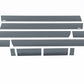 Putco 14-18 GMC Sierra LD - Crew Cab - 5.5in Bed (10pcs) Black Platinum Rocker Panels