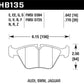 Hawk 1989-1995 BMW 525i HPS 5.0 Front Brake Pads