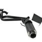 Gibson 08-12 Polaris Ranger RZR 800 Base Single Exhaust - Black Ceramic