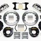 Wilwood Narrow Superlite 4R Rear P-Brk Kit 12.88in Polished Big Ford New Style 2.36in Offset