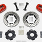 Wilwood Forged Dynalite Front Hat Kit 11.00in Drilled Red Integra/Civic w/Fac.240mm Rtr