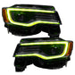 Oracle 14-21 Jeep Grand Cherokee Dynamic Headlight DRL Upgrade Kit - ColorSHIFT - Dynamic