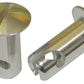 Moroso Quick Fastener - Oval Head - 5/16in x .550in - Aluminum - 10 Pack