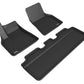3D MAXpider 2020-2020 Tesla Model Y Kagu 1st Row Floormat - Black