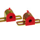 Prothane Universal Greasable Sway Bar Bushings - 5/8in - Type B Bracket - Red