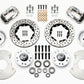 Wilwood Forged Dynalite Front Kit 11.00in Drill-Polished 37-48 Ford Psgr. 360 Plate Mount