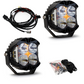 Baja Designs Jeep JL/JT Rubicon Steel Bumper LED Light Kit LP4 w/Upfitter