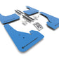 Rally Armor 18-22 Toyota Corolla Hatchback Blue UR Mud Flap Black Logo