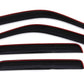 AVS 06-14 Honda Ridgeline Ventvisor In-Channel Front & Rear Window Deflectors 4pc - Smoke