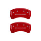 MGP 4 Caliper Covers Engraved Front & Rear With out stripes/Dodge Yellow finish black ch