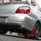 Rally Armor 02-07 Subaru WRX/STI/RS/2.5i (Wagons Req. Mod.) Red UR Mud Flap w/ White Logo