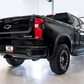 AWE Tuning 22-23 GMC Sierra 1500 AT4X 6.2L 0FG Catback Split Dual (Flat Bumper) - Bashguard(No Tips)