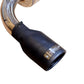 Injen 07-17 Jeep Wrangler JK 3.6L/3.8L 63mm Polished Axle-back Exhaust w/ 4in Black Tips