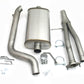 JBA 03-06 Hummer H2 6.0L 409SS Single Rear Exit Cat-Back Exhaust