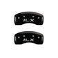 MGP 4 Caliper Covers Engraved Front Acura Engraved Rear ILX Black finish silver ch