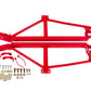 BMR 93-02 F-Body Non-Convertible Bolt-On 4-Point Subframe Connectors - Red