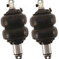 Ridetech HQ Series ShockWaves 3.2in Travel 6.5in dia Double Convoluted .625in Bearing/2in Stud Top