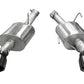 Corsa 05-10 Ford Mustang Shelby GT500 5.4L V8 Black Xtreme Axle-Back Exhaust