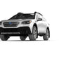 Rally Armor 20-22 Subaru Outback Black UR Mud Flap w/ White Logo