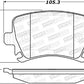 StopTech Performance 08-13 Audi S3 Rear Brake Pads