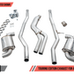 AWE 2020 Toyota Supra A90 Non-Resonated Touring Edition Exhaust - 5in Chrome Silver Tips