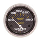 Autometer Marine Carbon Fiber 2-5/8in Electric Water Temperature Gauge 100-250 Deg F