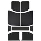 DEI 18-23 Jeep Wrangler JL 4-Door Boom Mat Headliner - 9 Piece - Black