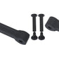 Kentrol 07-18 Jeep Wrangler JK Replacement Hood Catch Rubbers Pair - Textured Black