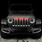 Oracle Pre-Runner Style LED Grille Kit for Jeep Gladiator JT - Red