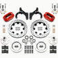 Wilwood Forged Dynalite Front Kit 12.19in Drilled Red 59-64 Chevy Impala / 63-64 Corvette