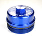 Sinister Diesel 03-07 Ford 6.0L Billet Blue Cap Kit